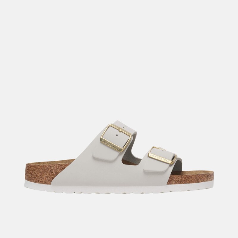 Birkenstock Bílé Regular Pantofle Arizona Nubuk Leather