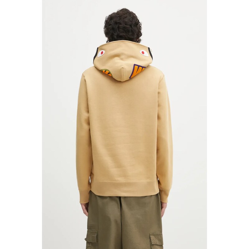 Bavlněná mikina A Bathing Ape Abc Camo Shark Pullover