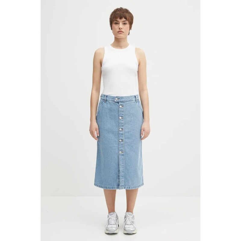 Džínová sukně Carhartt WIP W' Colby Skirt