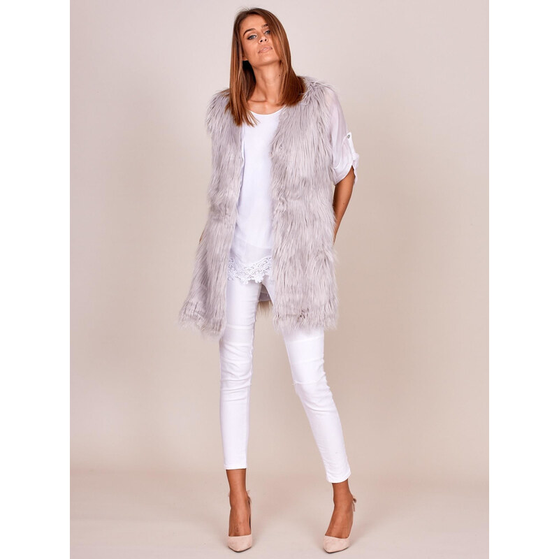 Wool Fashion Italia Dámská vesta AT-KZ-173501A-1.12P Wool