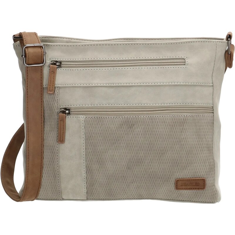 Beagles Šedá dvoubarevná crossbody kabelka přes rameno Melissa