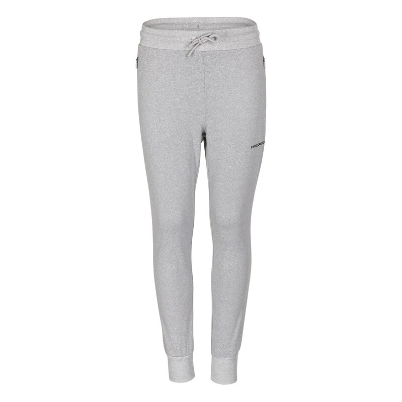 Dětské tepláky PROGRESS Symbol Pants šedý melír