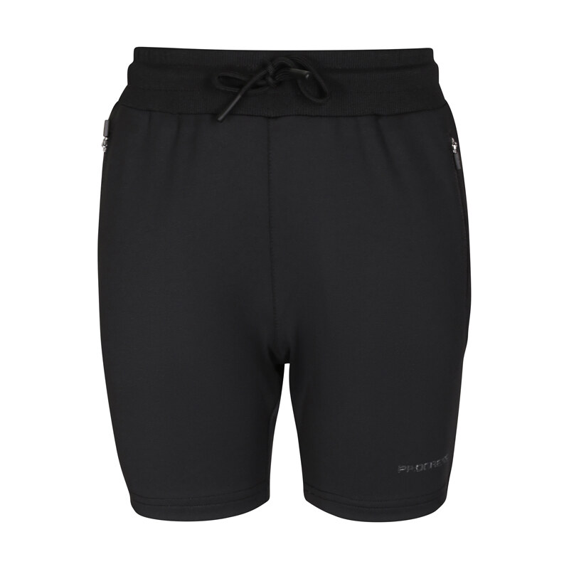 Dětské teplákové kraťasy PROGRESS Symbol Shorts černá