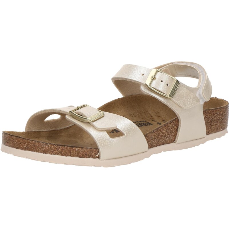 BIRKENSTOCK Otevřená obuv Rio perlově bílá