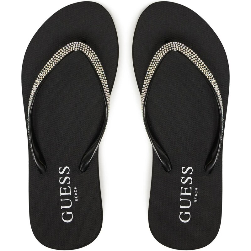 Guess Flip Flop Rhinestone BLACK 105832732