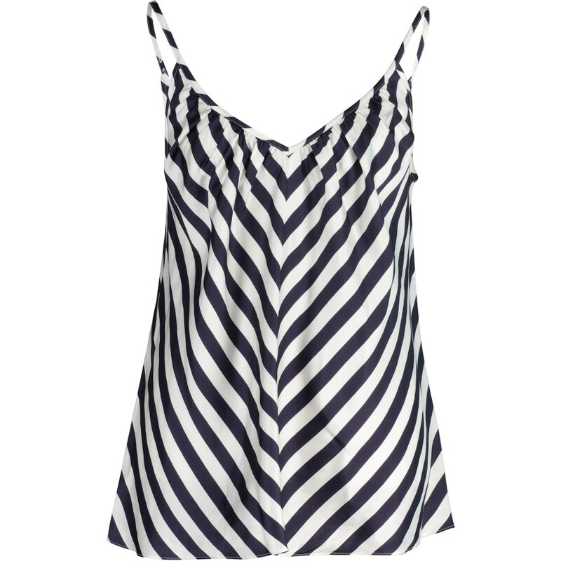 TOP GANT CHEVRON STRIPED STRAP TOP EVENING BLUE 115615071