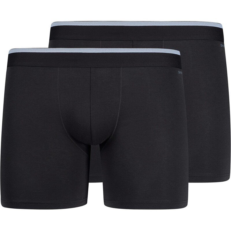 Skiny Boxerky světle šedá / černá