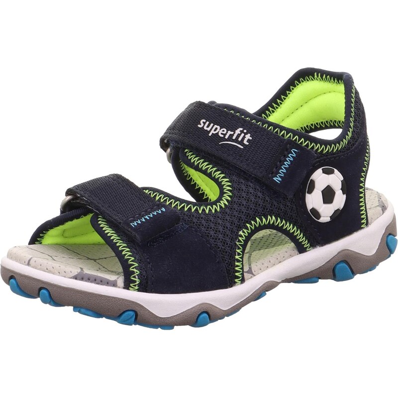 SUPERFIT Sandály Mike 3.0 marine modrá / černá / bílá
