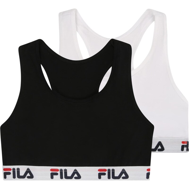 FILA Podprsenka jasně červená / černá / bílá / offwhite