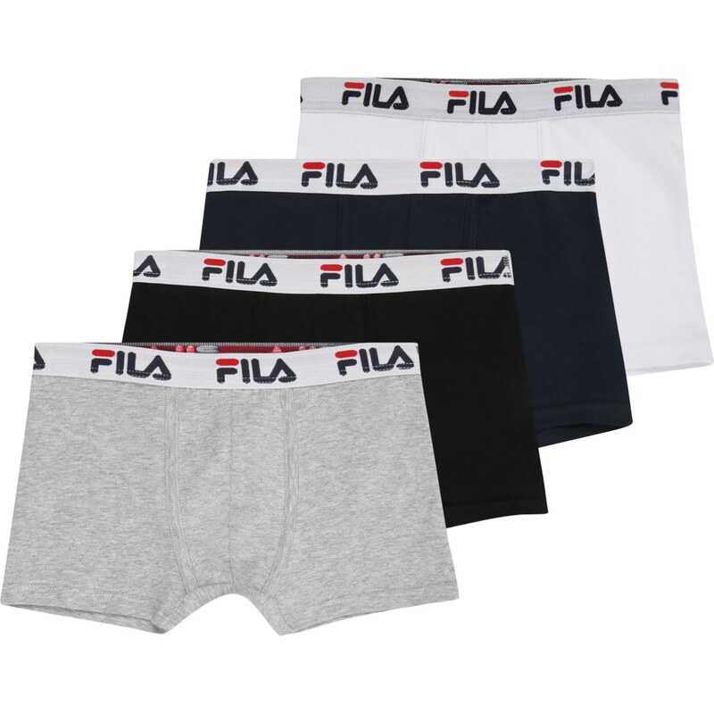 FILA Spodní prádlo šedý melír / jasně červená / černá / bílá