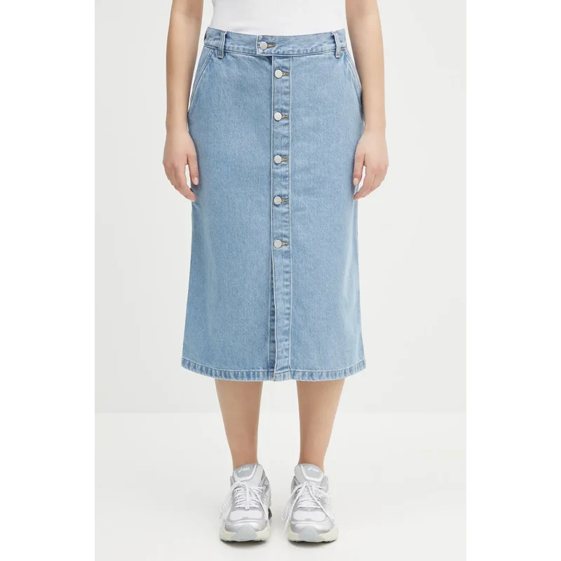 Džínová sukně Carhartt WIP W' Colby Skirt