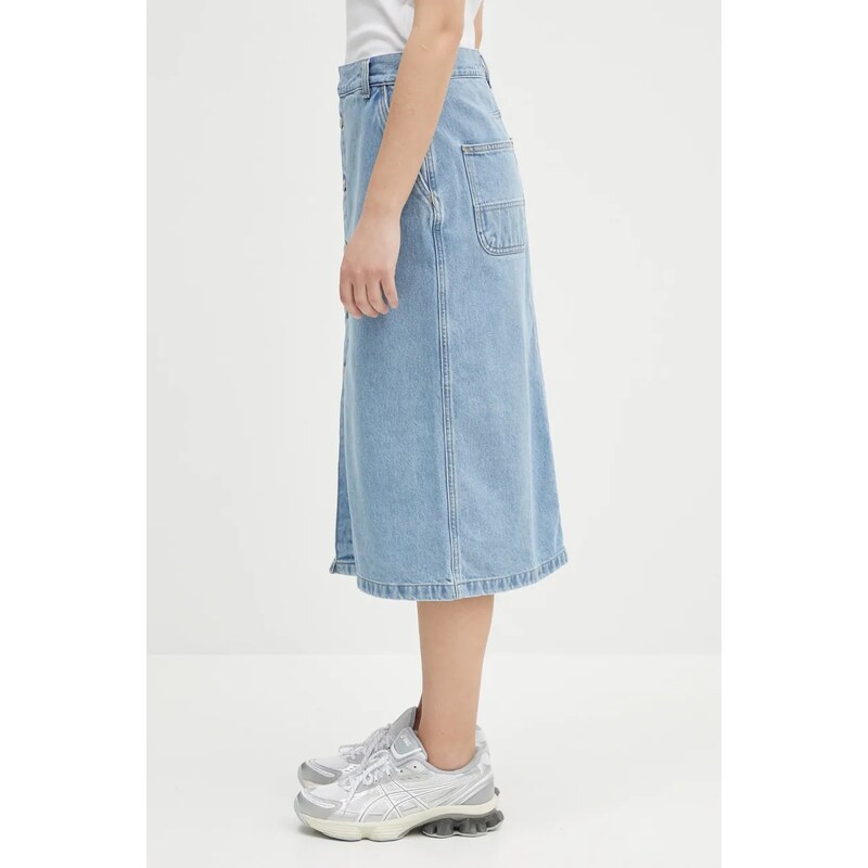 Džínová sukně Carhartt WIP W' Colby Skirt