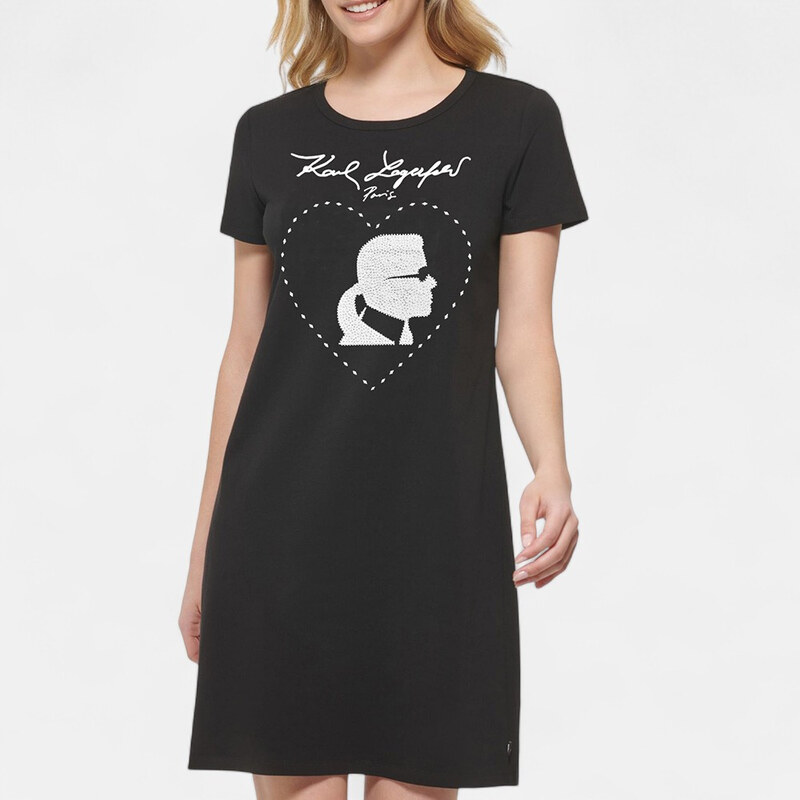 Dámské tričkové šaty Karl Lagerfeld 56209