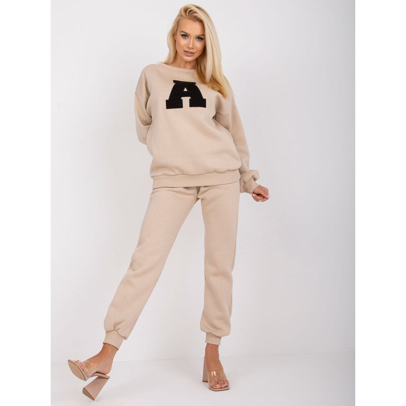 BASIC Béžová tepláková souprava -beige 85874154