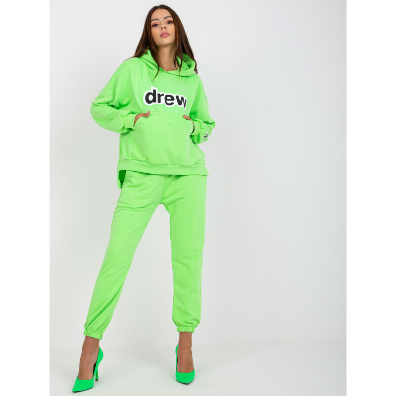 BASIC Světle zelená tepláková souprava DREW -green 85874960