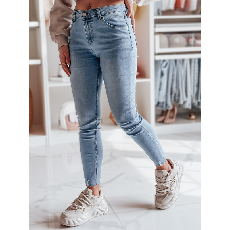 DStreet Dámské skinny džíny SKINNIZA modré