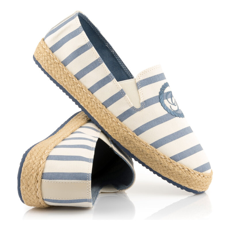 ESPADRILKY GANT RAFFIAVILLE OFF WHT/BLUE
