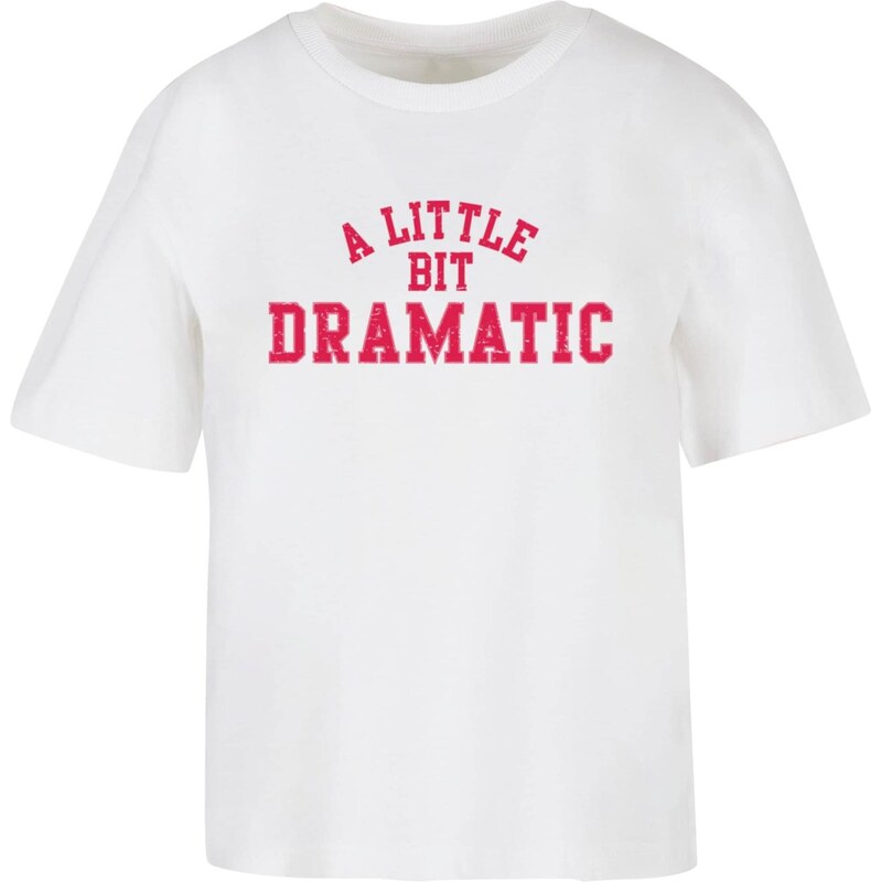 Miss Tee Tričko Lil Dramatic pink / bílá