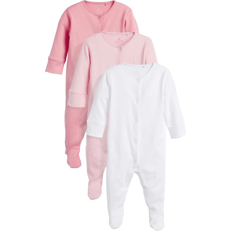 Next Dupačky/body pink / bílá