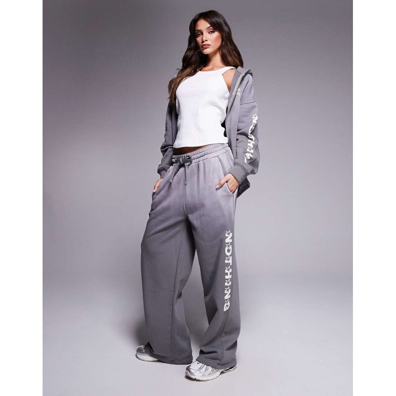 Good For Nothing motif panel detail relaxed straight leg jogger co-ord 106022385