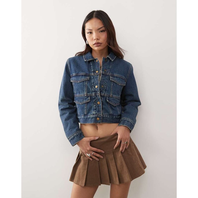 Deus Ex Machina marla reversable denim jacket in blue 105985706