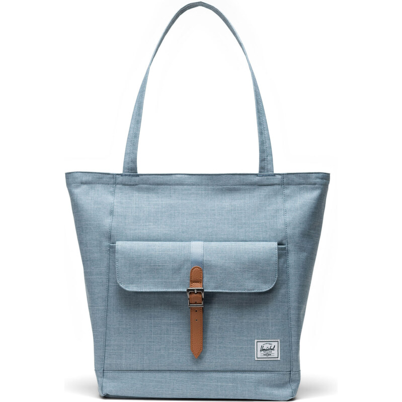 Herschel Retreat Tote - Ashley Blue Crosshatch
