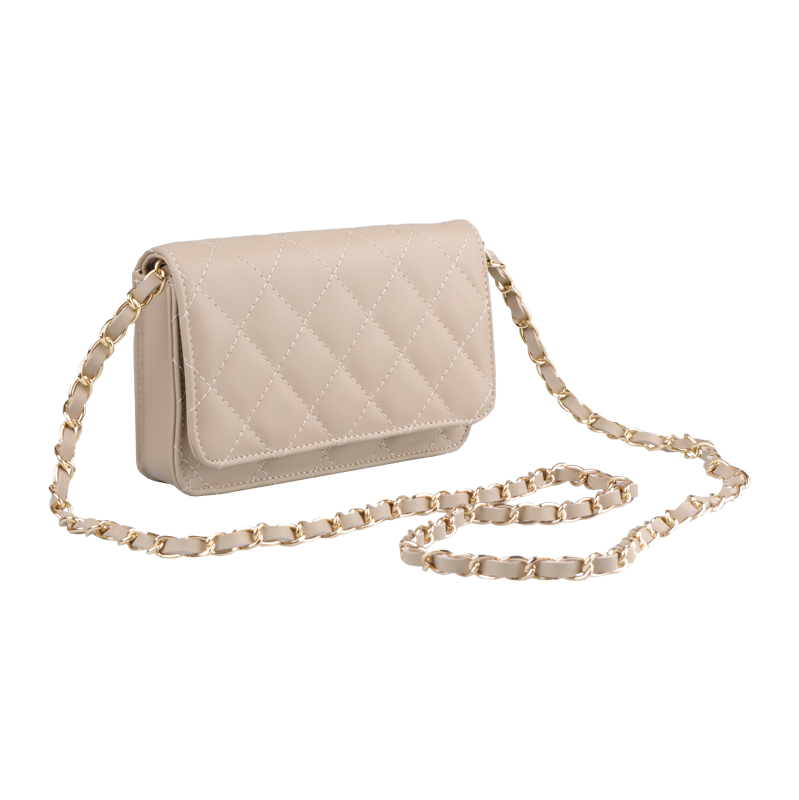 Béžová kožená italská crossbody kabelka Milva Cappuccino NovaKabelka 105872802
