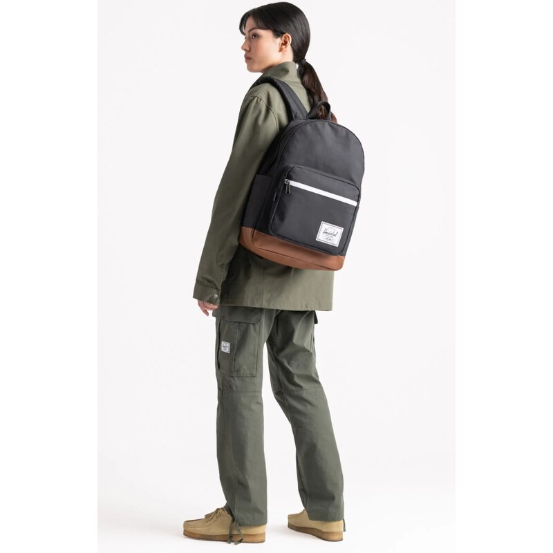 Herschel Pop Quiz Backpack Grey Crosshatch