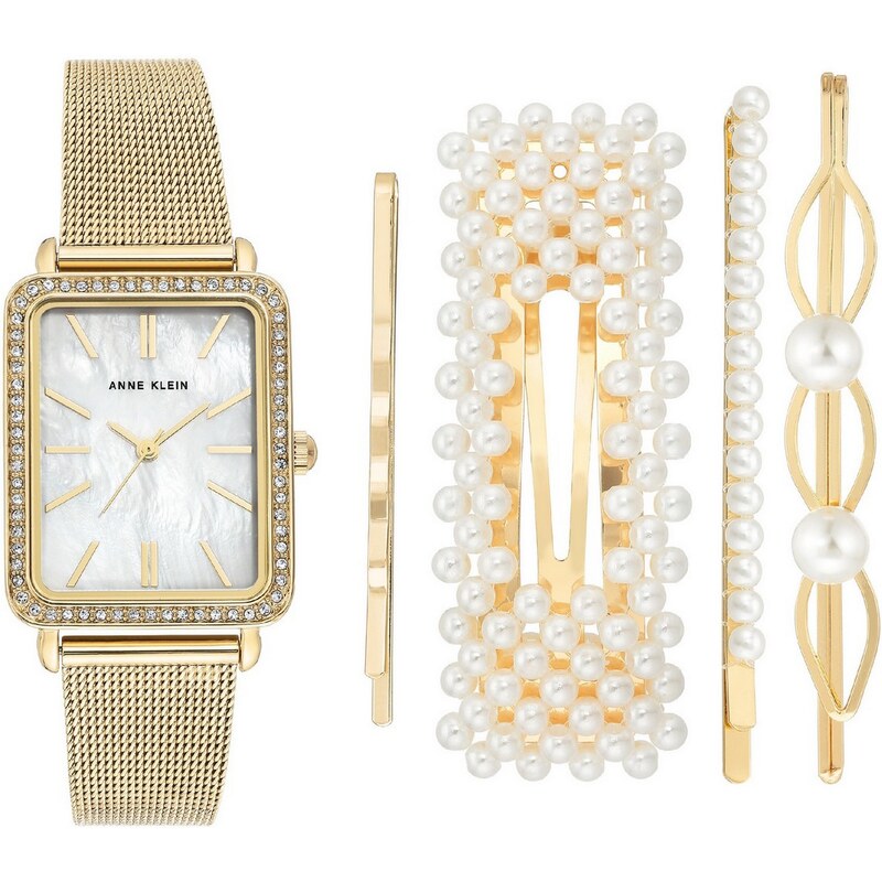 Anne Klein dárková sada hodinek AK/3642GBST 105875726