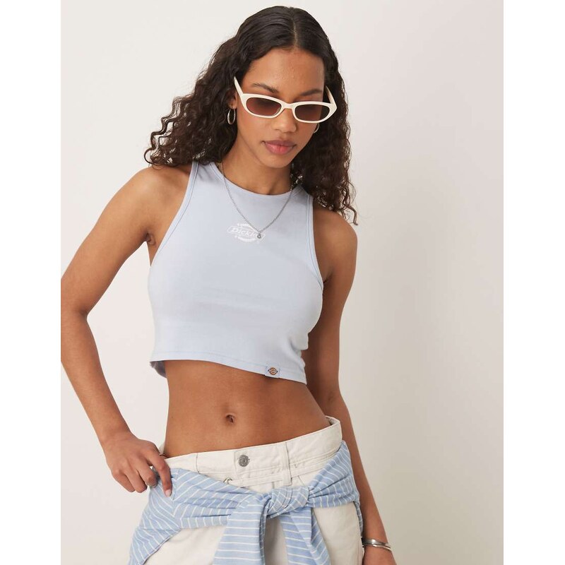 Dickies powers vest in light blue 105877086