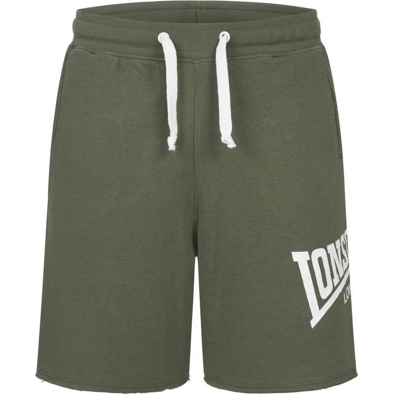 LONSDALE Kalhoty khaki / bílá