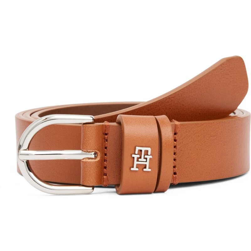 TOMMY HILFIGER Opasek ESSENTIAL EFFORTLESS koňaková