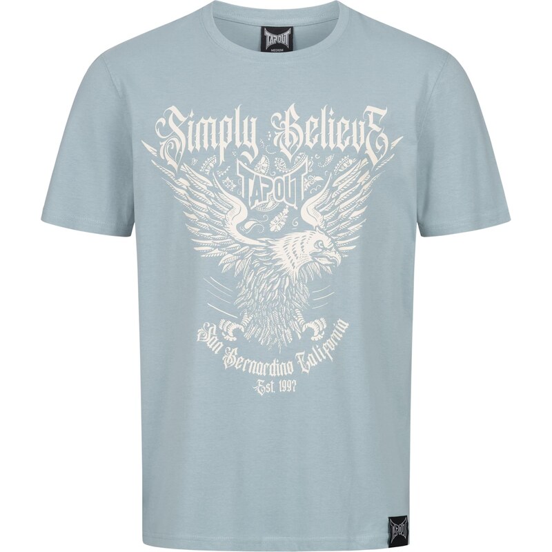 Tapout Tričko Throper světlemodrá / bílá