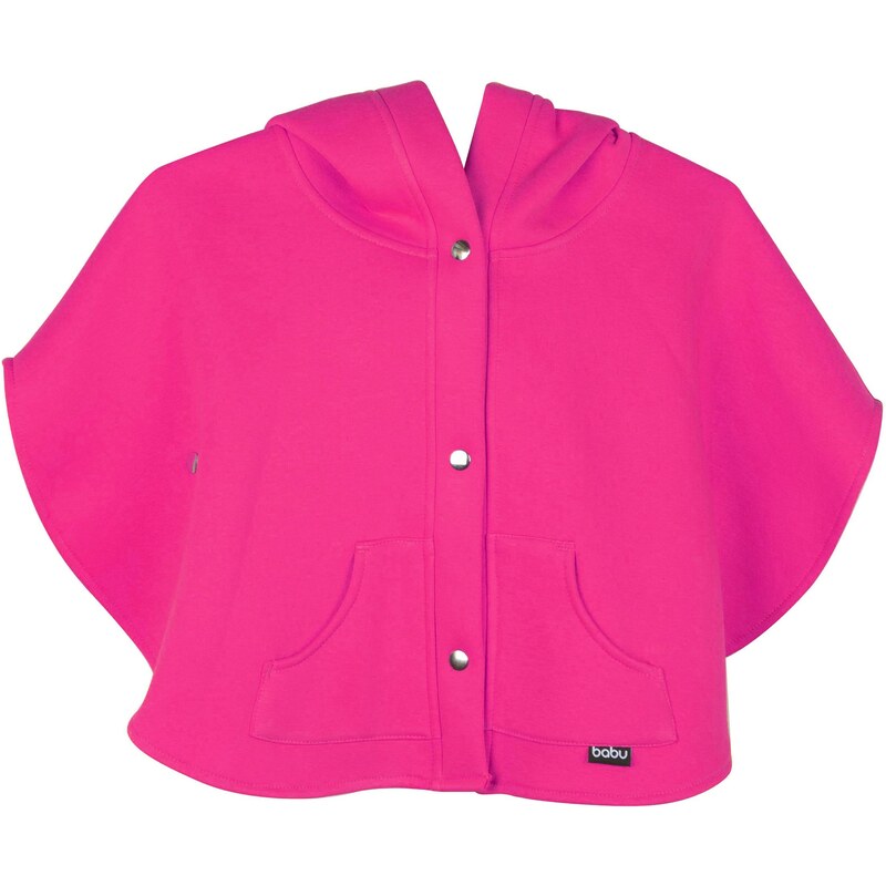 Babu Dětské pončo fuchsia