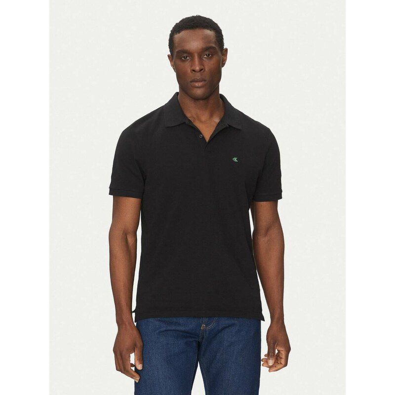 Calvin Klein pánské černé polo tričko