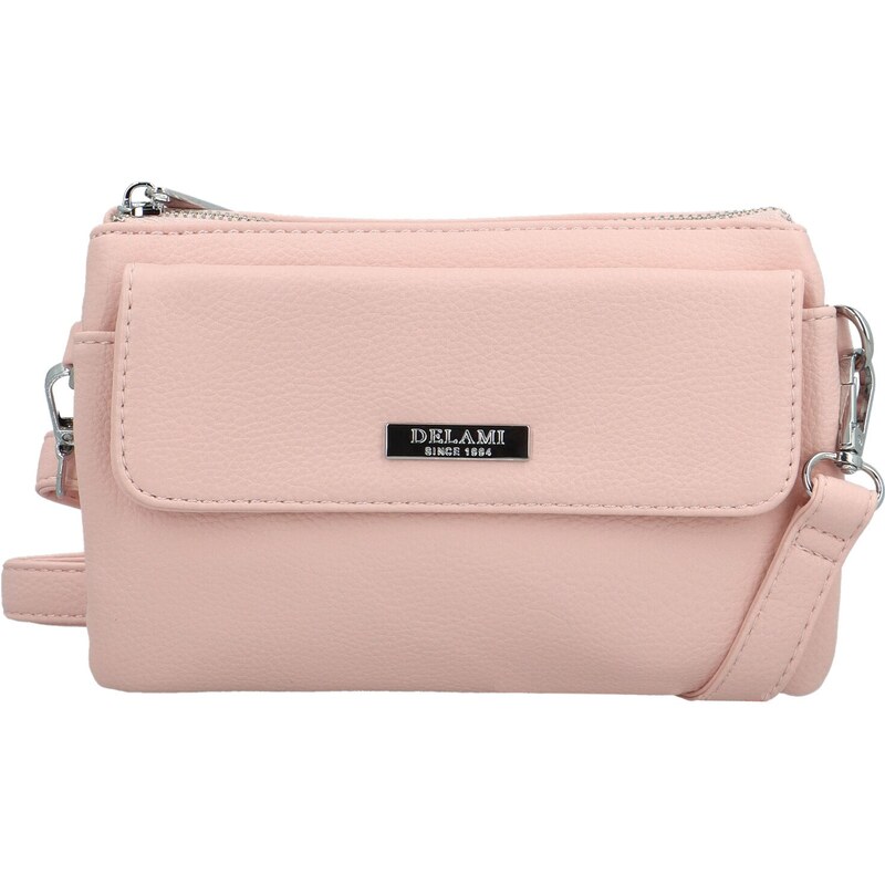 Módní dámská crossbody kabelka Delami Tiny Muse, růžová