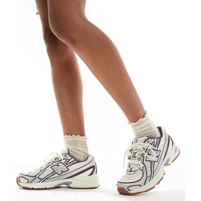New Balance 740 trainers in beige and grey - Exclusive to ASOS