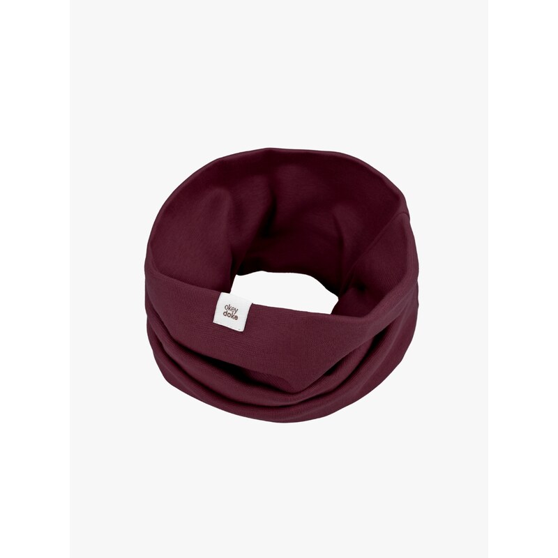 DOKE Dětský nákrčník organic maroon