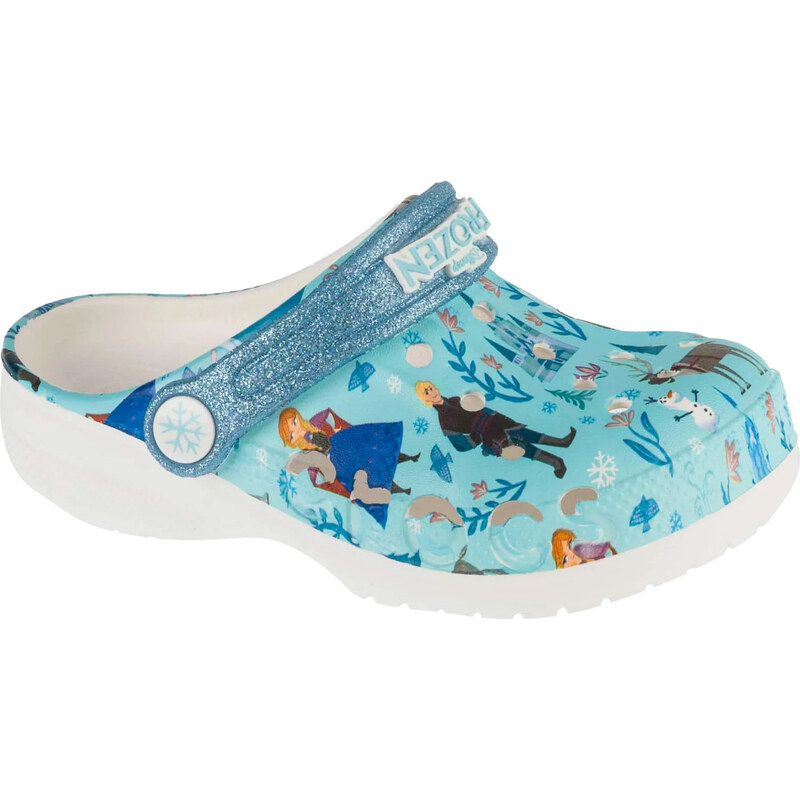 Světle modré dětské nazouváky Crocs Frozen Baya Clog Kids 210352
