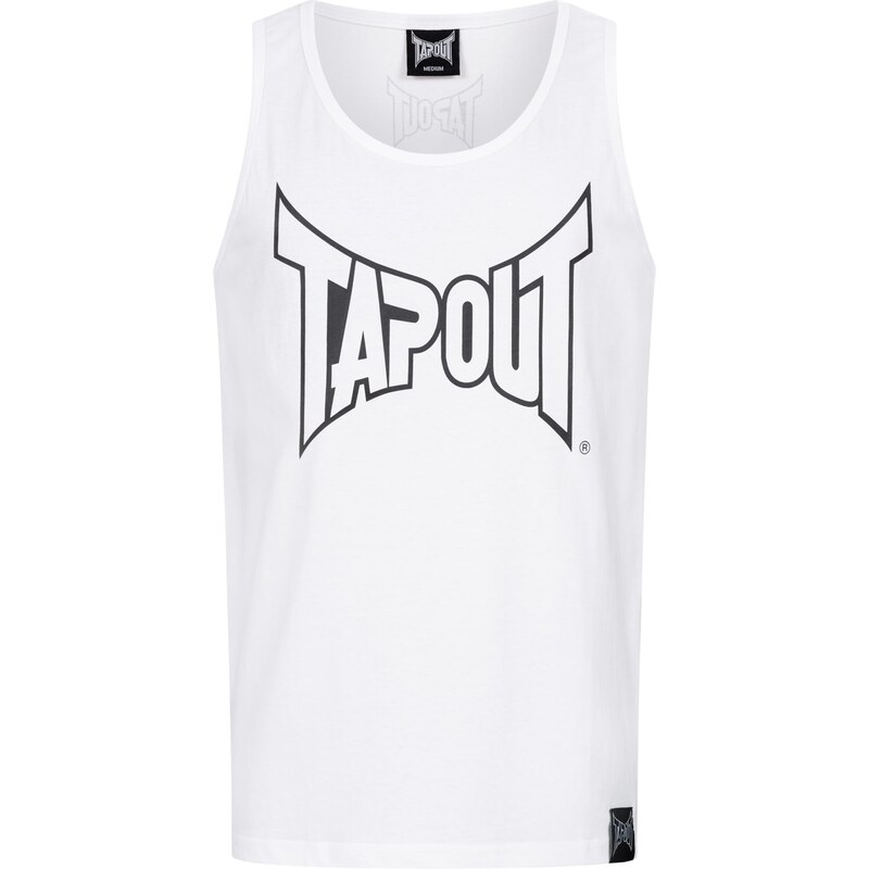 Tapout Tričko Tipton Singlet černá / bílá