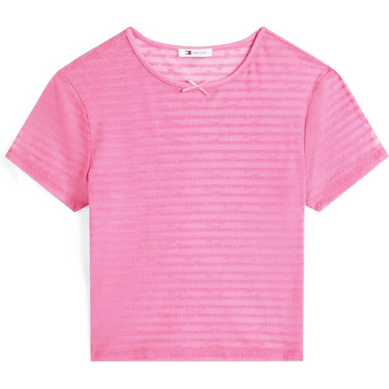 Tommy Jeans Tričko růžová