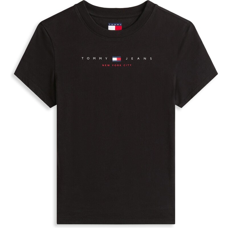 Tommy Jeans Tričko marine modrá / červená / černá / bílá