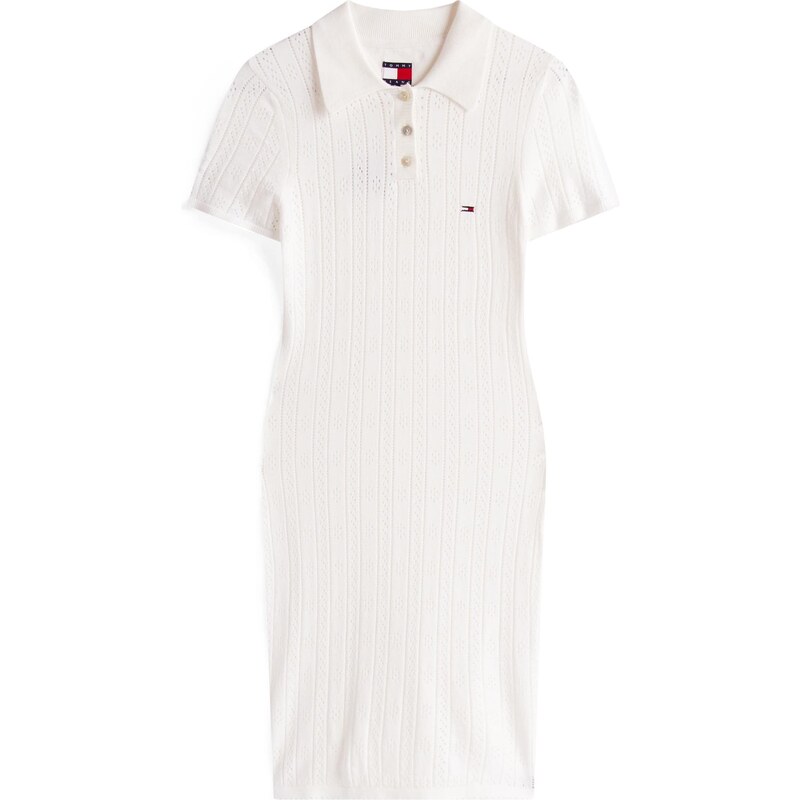 Tommy Jeans Šaty tmavě modrá / červená / bílá