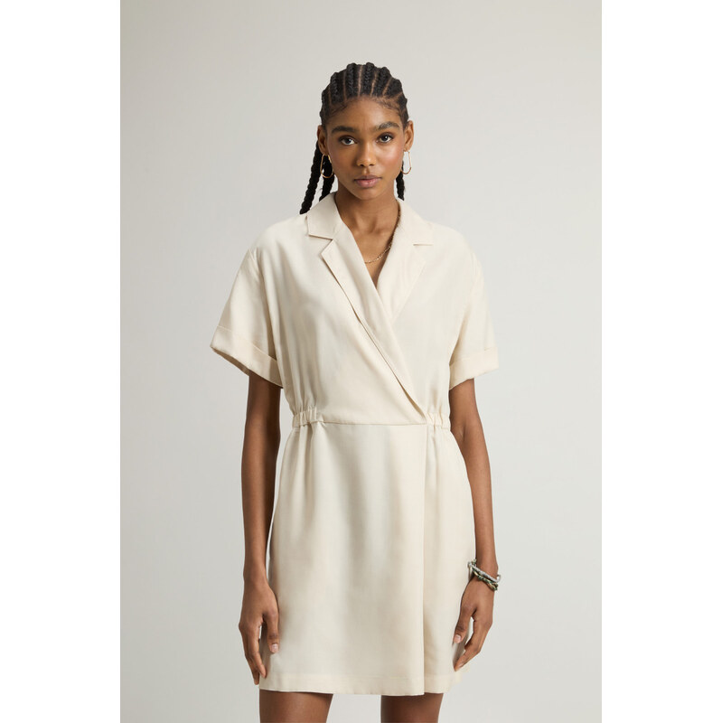 ŠATY WOOLRICH FLUID TENCEL DRESS 105917354