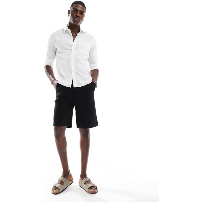 ONLY & SONS carpenter short in black