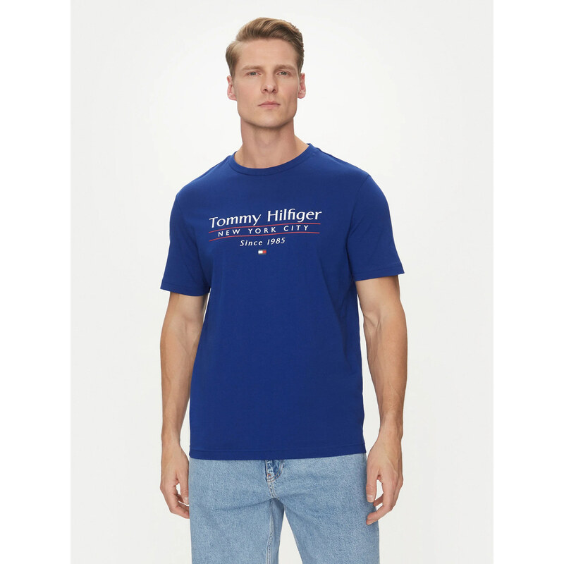 Tommy Hilfiger pánské modré tričko