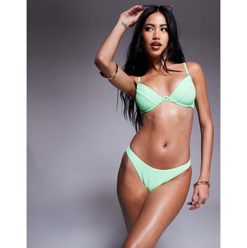 Boux Avenue ibiza brazilian bikini bottom in green 105924105