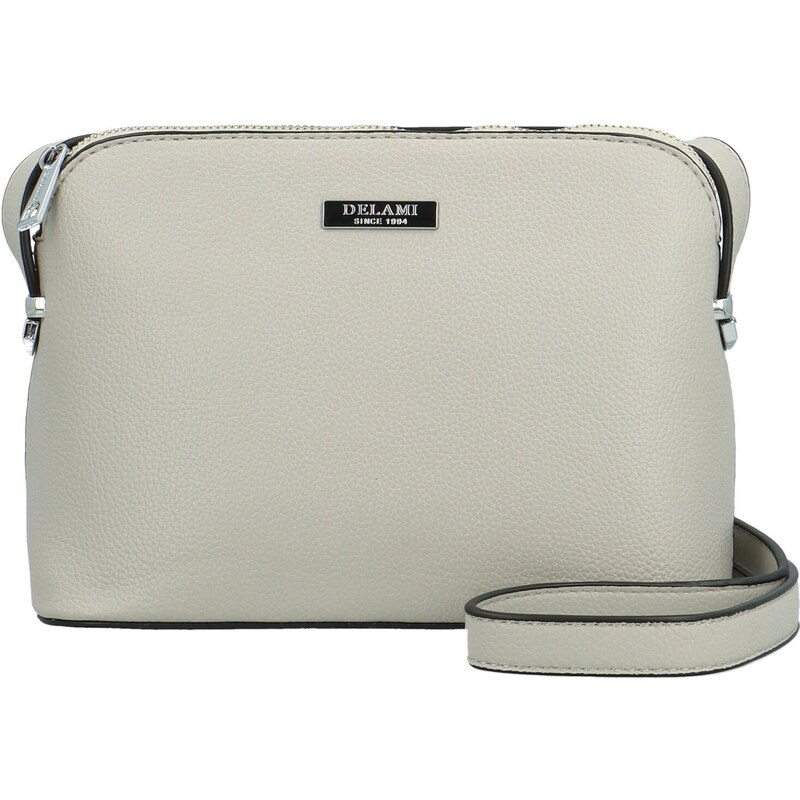 Dámská crossbody kabelka světle šedá - Delami Glamore šedá 105962152