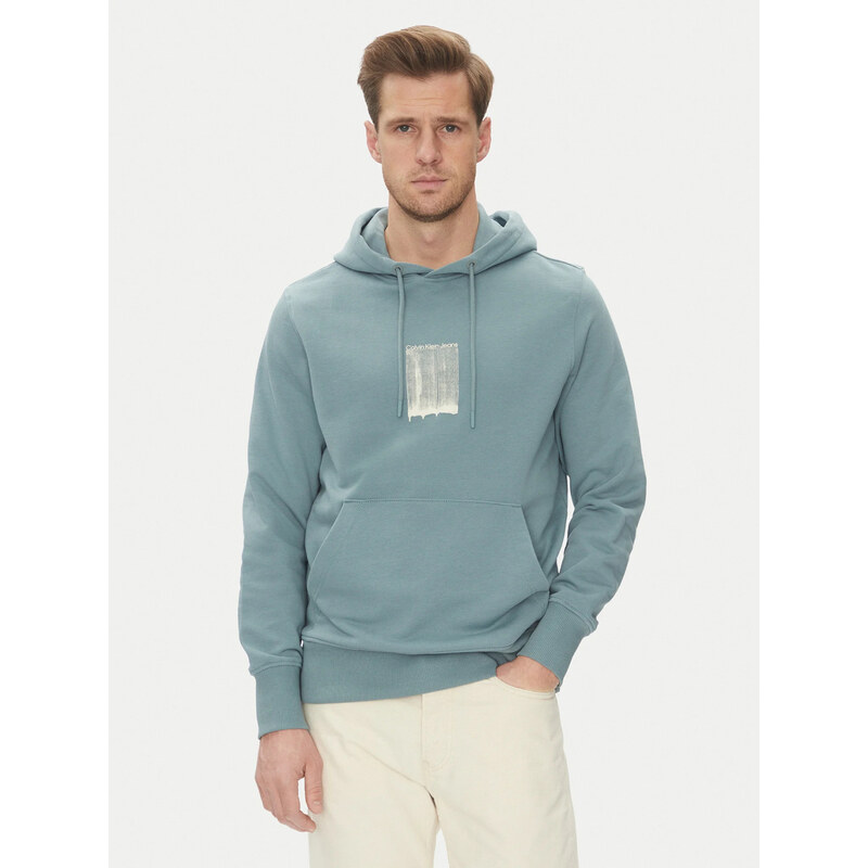 Calvin Klein pánská tyrkysová mikina