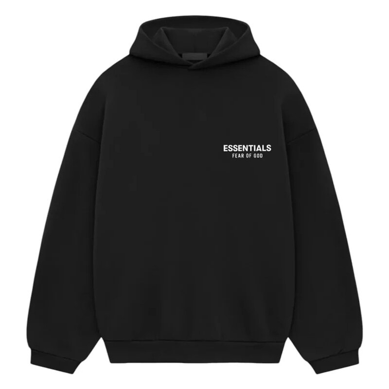 Mikina Fear of God Essentials Fleece Hoodie (FW24) "Black"